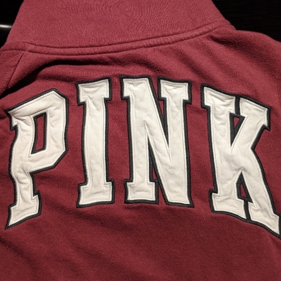 Quarter zip pink hoodie - Picture 2 of 3